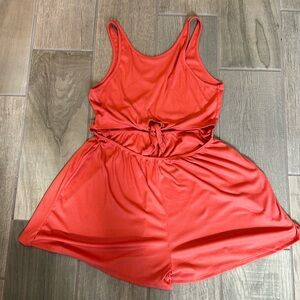 Romper with tie front